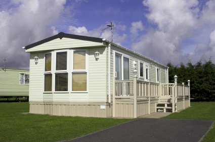 UK Holiday Park Caravan